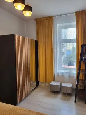 Plan piętra w obiekcie Apartament-Studio 1 Gliwice z balkonem