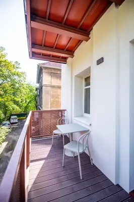 Balkon lub taras w obiekcie Apartamenty Kościuszki