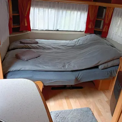 Łóżko lub łóżka w pokoju w obiekcie Czarci Jar