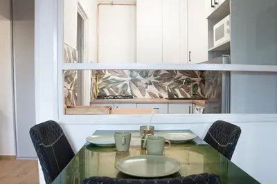 Kuchnia lub aneks kuchenny w obiekcie Mound Apartment