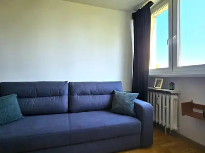Część wypoczynkowa w obiekcie Mound Apartment