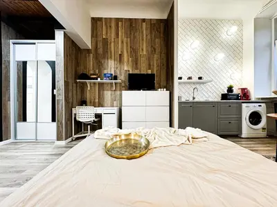 Kuchnia lub aneks kuchenny w obiekcie Walk 50m to Market Square & Rynek! Stylish 1BR, Kitchen