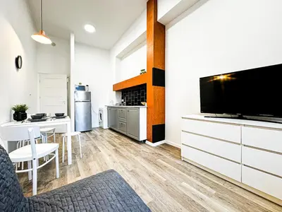 Kuchnia lub aneks kuchenny w obiekcie 1min Walk to Market Square, Beautiful Views! Stylish 1BR Kitchen