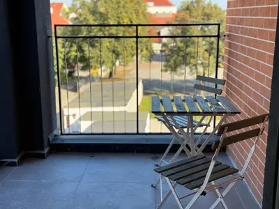 Balkon lub taras w obiekcie Kościuszki 4 Comfort Suites