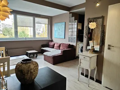 Część wypoczynkowa w obiekcie Apartament Stylowa Kamienica