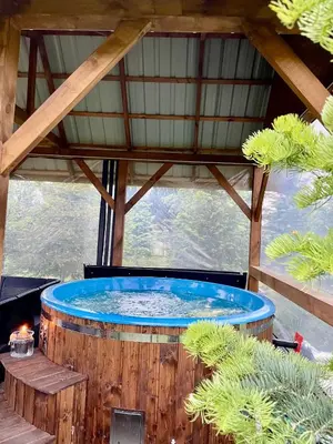 Plan piętra w obiekcie Kwatera - Pod Wiatrakiem, JACUZZI ZEWNĘTRZNE