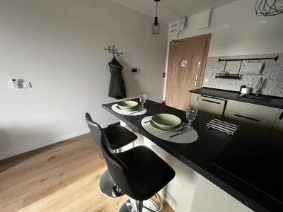 Kuchnia lub aneks kuchenny w obiekcie Przystanek Stadion