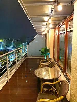 Balkon lub taras w obiekcie Apartimento Villa Prince Witold