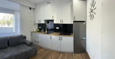 Kuchnia lub aneks kuchenny w obiekcie Apartament Magdalenka