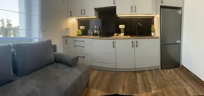 Kuchnia lub aneks kuchenny w obiekcie Apartament Magdalenka