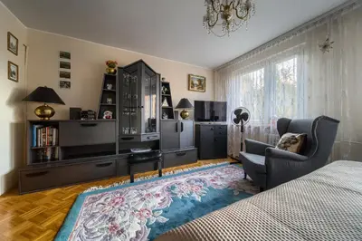 Część wypoczynkowa w obiekcie Szczepin Spacious Apartment by BookingHost
