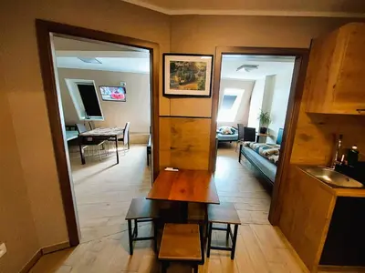 Kuchnia lub aneks kuchenny w obiekcie AE BERG Apartamenty