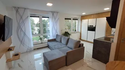 Kuchnia lub aneks kuchenny w obiekcie Apartament 100-Brawa 26