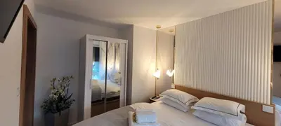 Łóżko lub łóżka w pokoju w obiekcie Apartament 100-Brawa 26