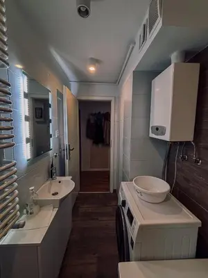 Kuchnia lub aneks kuchenny w obiekcie Gierymskiego Loft