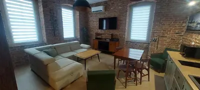 Telewizja i/lub zestaw kina domowego w obiekcie Apartament Przygórze 212