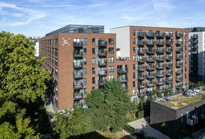 Budynek, w którym mieści się apartament