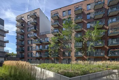 Budynek, w którym mieści się apartament
