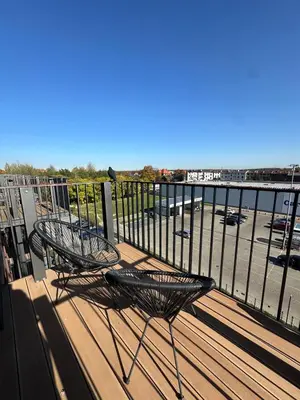 Balkon lub taras w obiekcie Apartament OPAL2 Mickiewicza