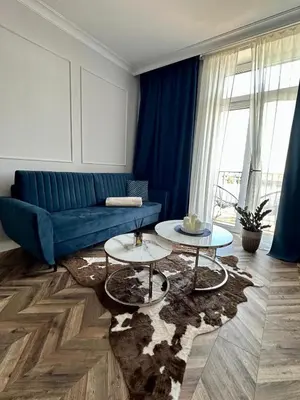Część wypoczynkowa w obiekcie Apartament OPAL2 Mickiewicza