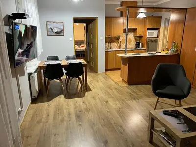 Kuchnia lub aneks kuchenny w obiekcie Apartament Kudowa Zdrój - Słone 60m2