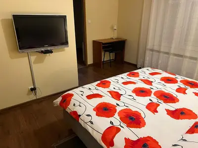 Telewizja i/lub zestaw kina domowego w obiekcie Apartament Kudowa Zdrój - Słone 60m2