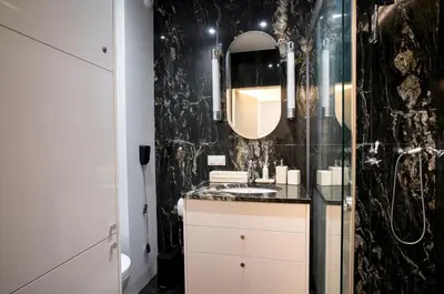 Łazienka w obiekcie Boulevard Drobnera IV - Apartament nad Odrą - Rynek