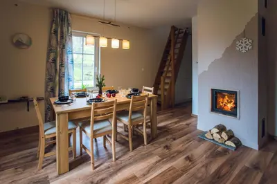 Część wypoczynkowa w obiekcie Apartament Śnieżny Międzygórze