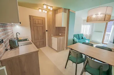 Kuchnia lub aneks kuchenny w obiekcie Apartamenty Alegrima