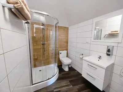 Łazienka w obiekcie AE BERG Apartamenty