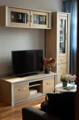 Telewizja i/lub zestaw kina domowego w obiekcie Apartament Pogodny Widok