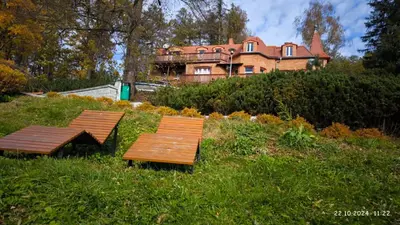 Ogród w obiekcie Apartament Parkowy