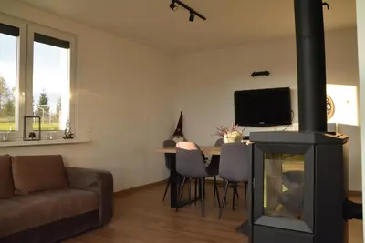 Telewizja i/lub zestaw kina domowego w obiekcie Topolowa Miszkowice