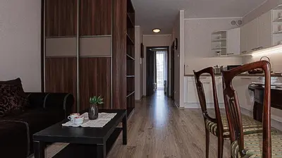 Część wypoczynkowa w obiekcie Vacation Club - Aleja Zwycięzców 6F Apartament 15