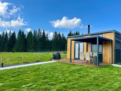 Ogród w obiekcie Czech Tinyhouse Lasówka