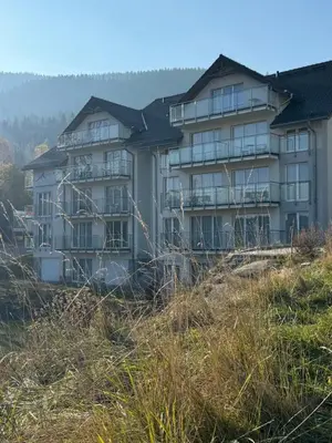 Widok na góry z tego apartamentu
