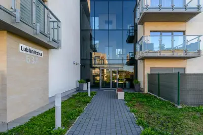 Budynek, w którym mieści się apartament