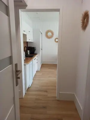 Kuchnia lub aneks kuchenny w obiekcie Słoneczny apartament z prywatną sauną w Stroniu Śląskim