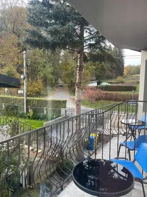 Ogród w obiekcie Apartamenty Przy Potoku