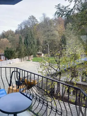 Ogród w obiekcie Apartamenty Przy Potoku