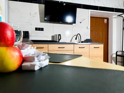 Kuchnia lub aneks kuchenny w obiekcie Apartament Kościuszki 2 by LibertaRent