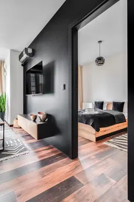 Telewizja i/lub zestaw kina domowego w obiekcie Wyszyńskiego 56 by Homeprime