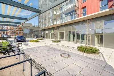 Budynek, w którym mieści się apartament