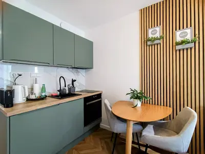 Kuchnia lub aneks kuchenny w obiekcie AmaMolto Select - włoskie apartamenty, bezpłatny parking
