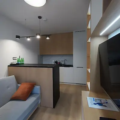Kuchnia lub aneks kuchenny w obiekcie AmaMolto Select - włoskie apartamenty, bezpłatny parking