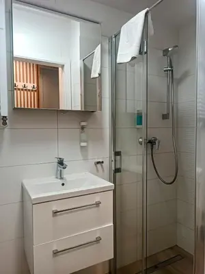 Łazienka w obiekcie AmaMolto Select - włoskie apartamenty, bezpłatny parking
