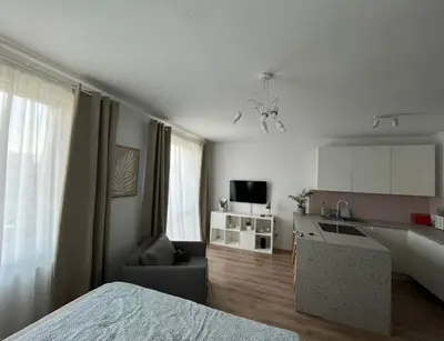 Telewizja i/lub zestaw kina domowego w obiekcie Apartamenty Lubin