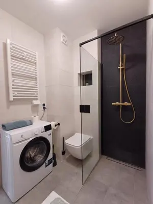 Łazienka w obiekcie Apartamenty Lubin