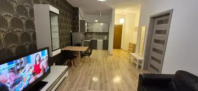 Telewizja i/lub zestaw kina domowego w obiekcie Apartament Opole Przylesie Self Check-in