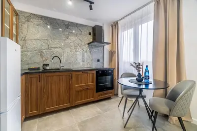 Kuchnia lub aneks kuchenny w obiekcie Apartament w centrum PW Invest Home